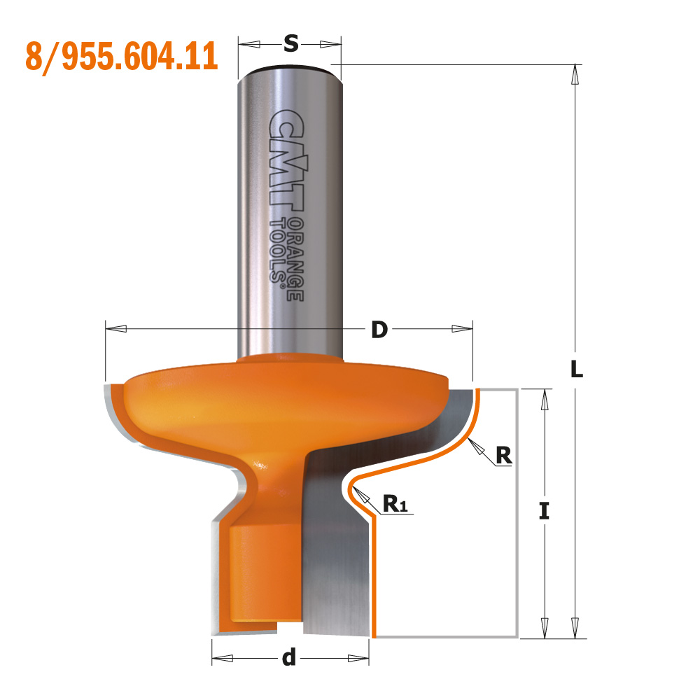 Door Lip Bit &amp; Finger Grip BIt