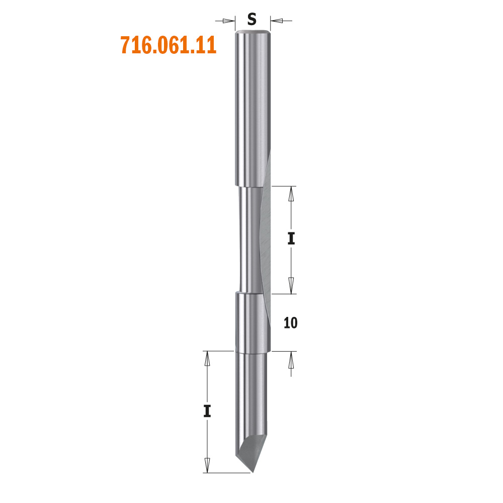 Panel pilot router bits with guide