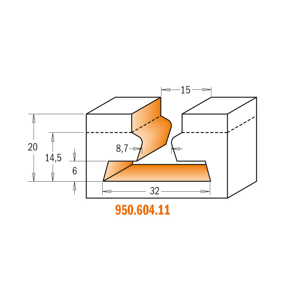 T-slot router bits