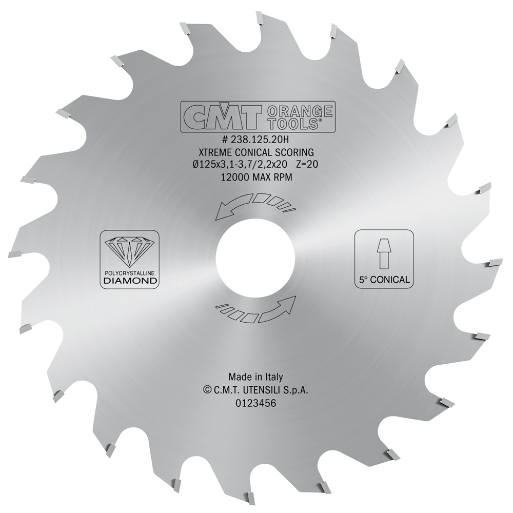 Lames inciseuses XTreme inciseurs en diamant avec dents coniques - LONG LIFE