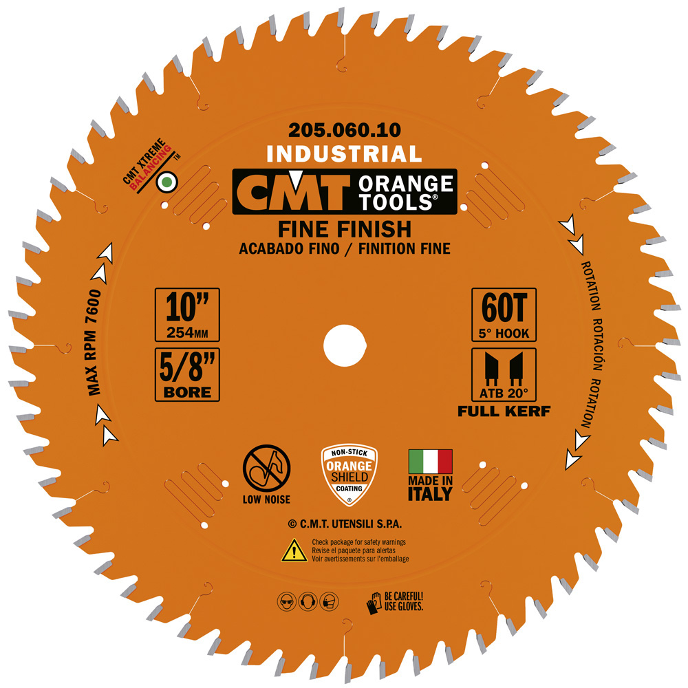 Lames circulaires industrielles avec affûtage alterné pour coupe de précision