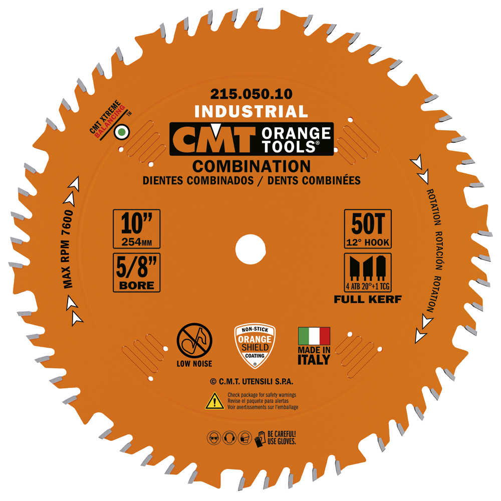 Industrial combination circular saw blades