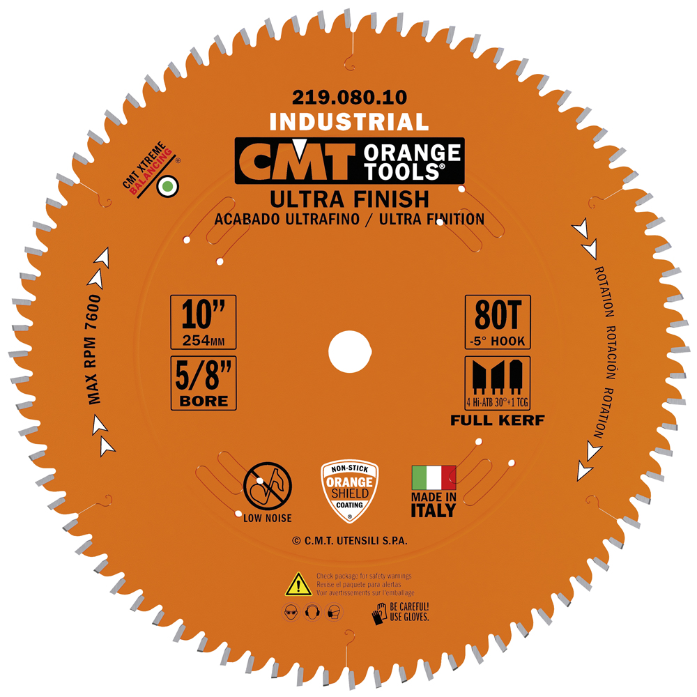 Industrial sliding compound miter &amp; radial circular saw blades