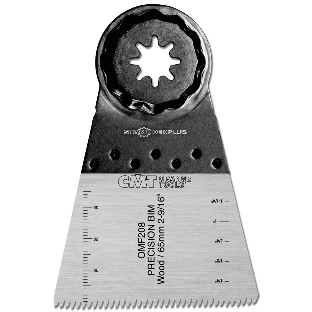 thumbnail image 2 of CMT OMM06-x5 Multitool Saw Blade (Japanese Toothing) For Wood 68mm 5 Pieces 2 of 10
