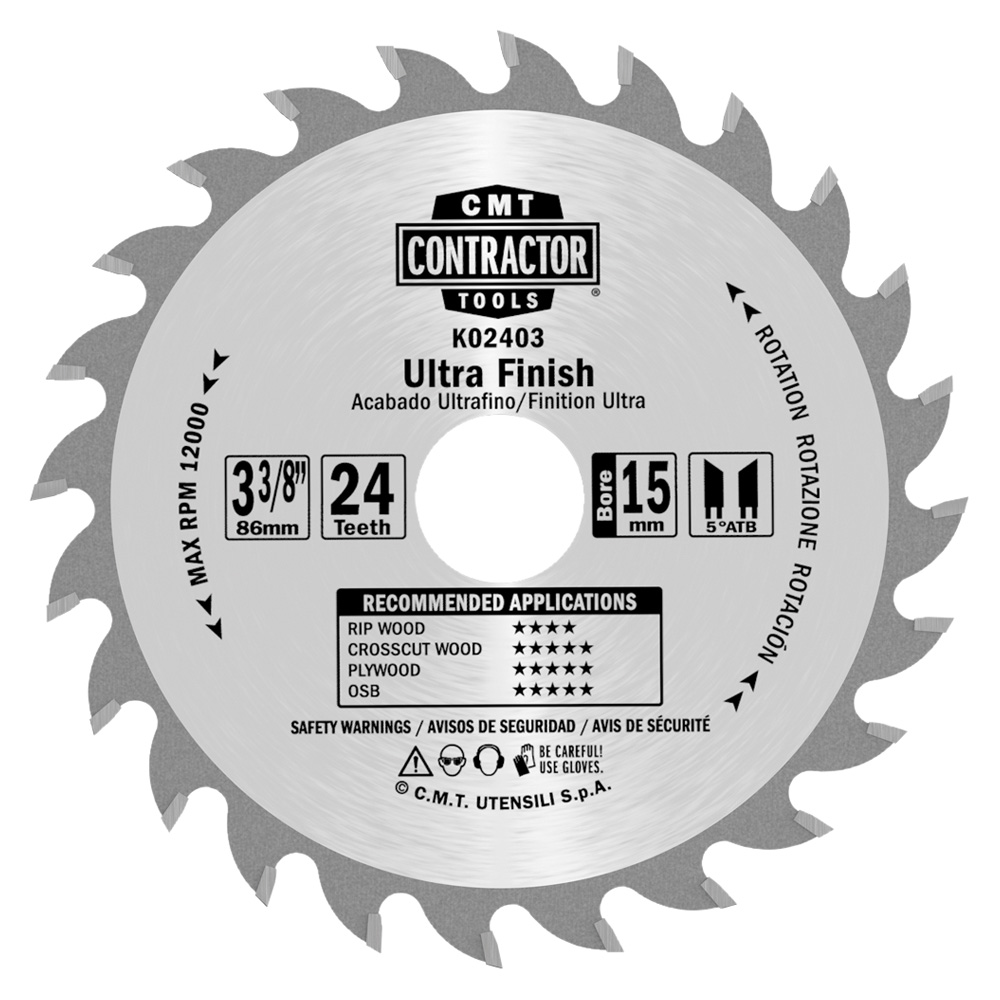 K02403 Saw Blade for on-site Job Construction