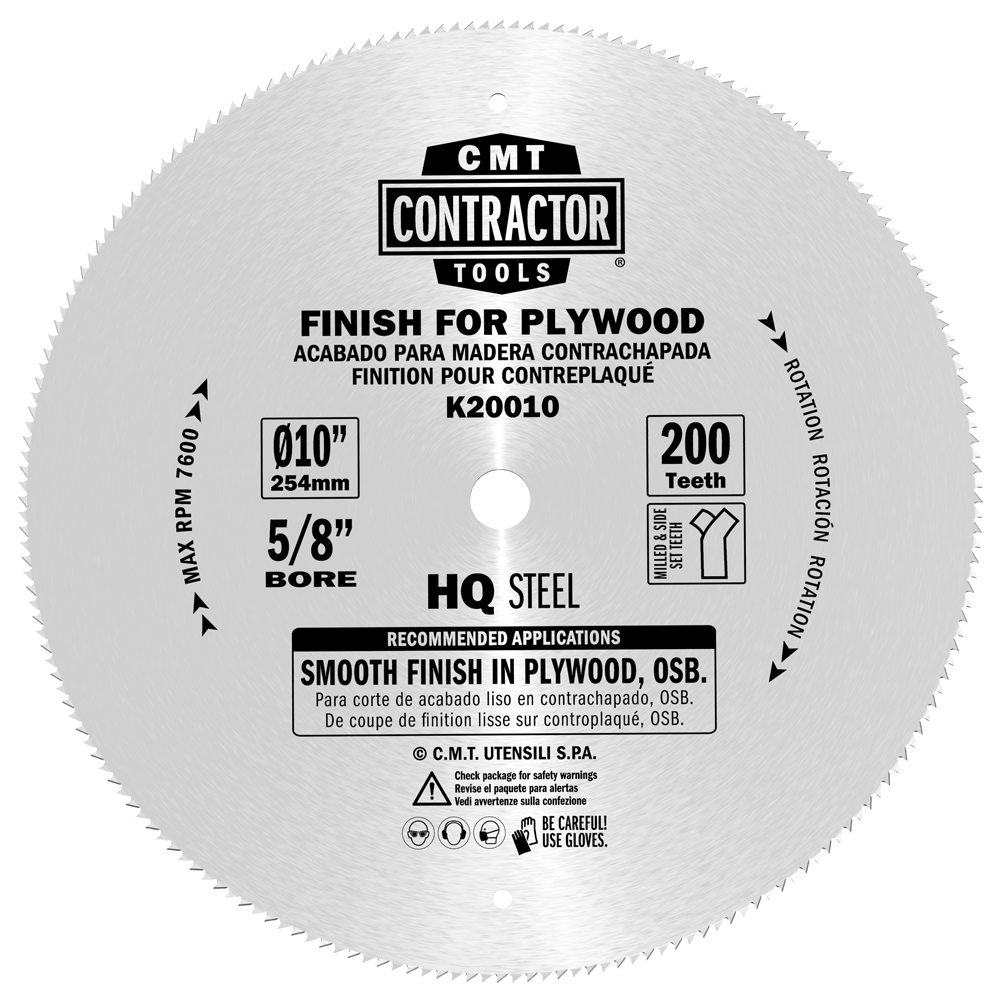 K Contractor® - Fine finish for Pélywood saw blades