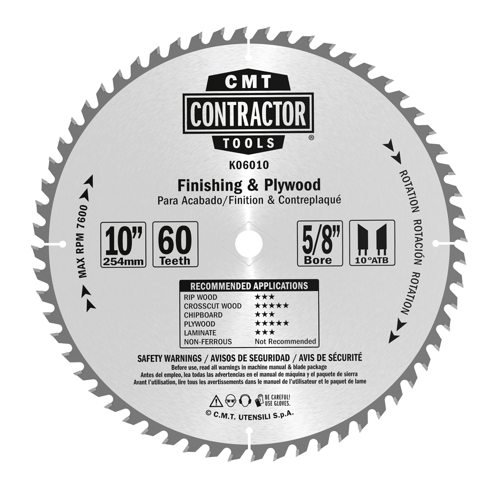 K Contractor® - Finishing &amp; plywood circular saw blades