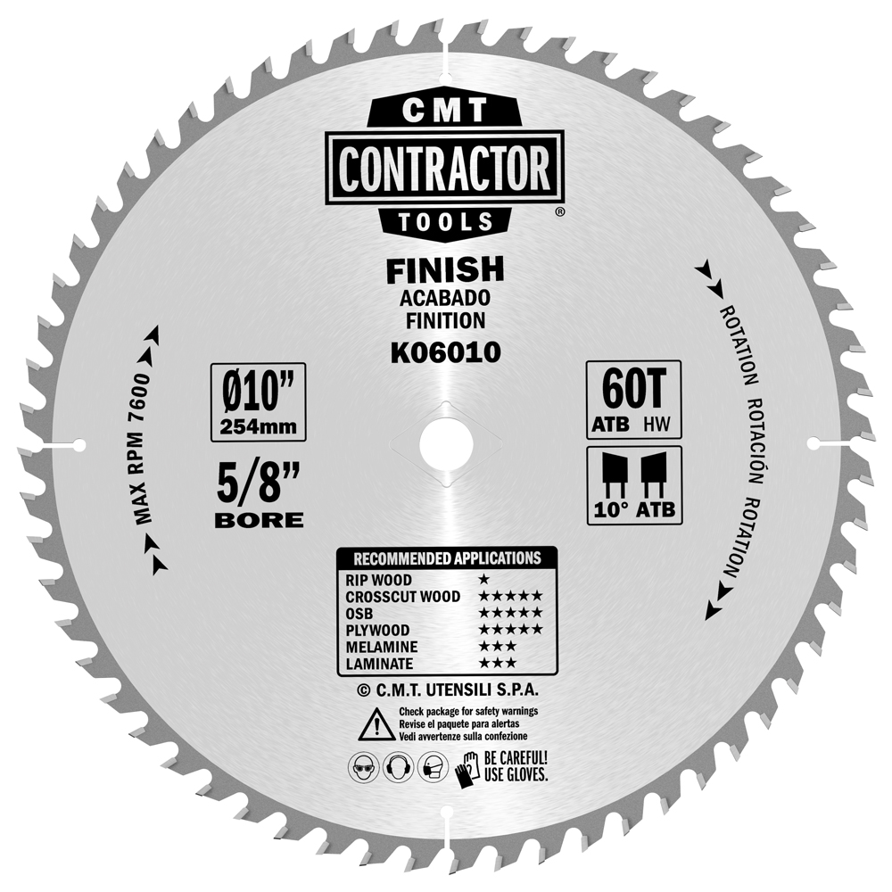 K Contractor® - Finishing &amp; plywood circular saw blades