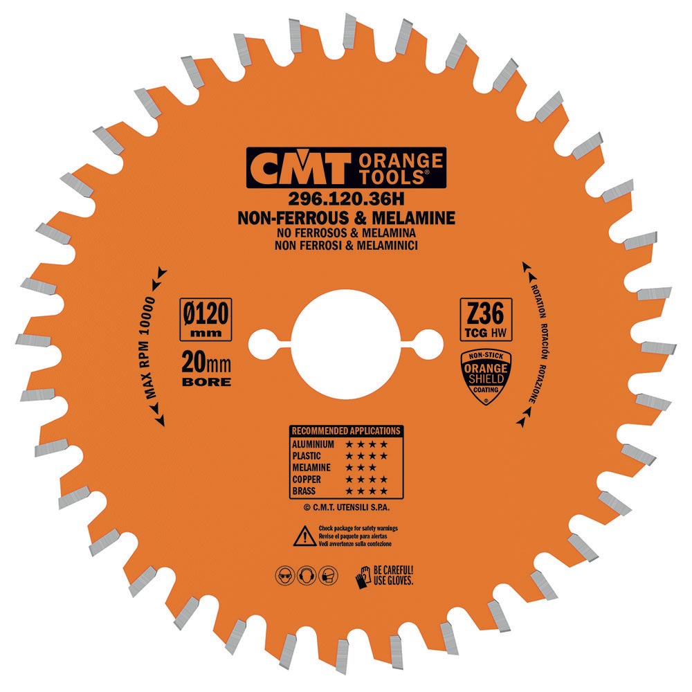 Lame per materiali non ferrosi, plastici e laminati, serie industriale