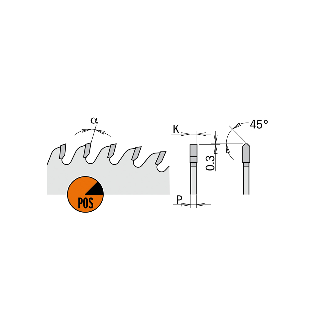 Lames circulaires industrielles pour matériaux non ferreux et plastique