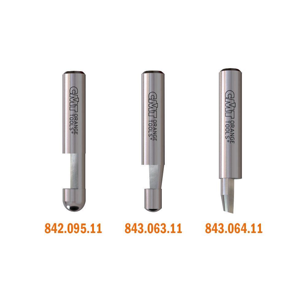 Combination trimmer router bits