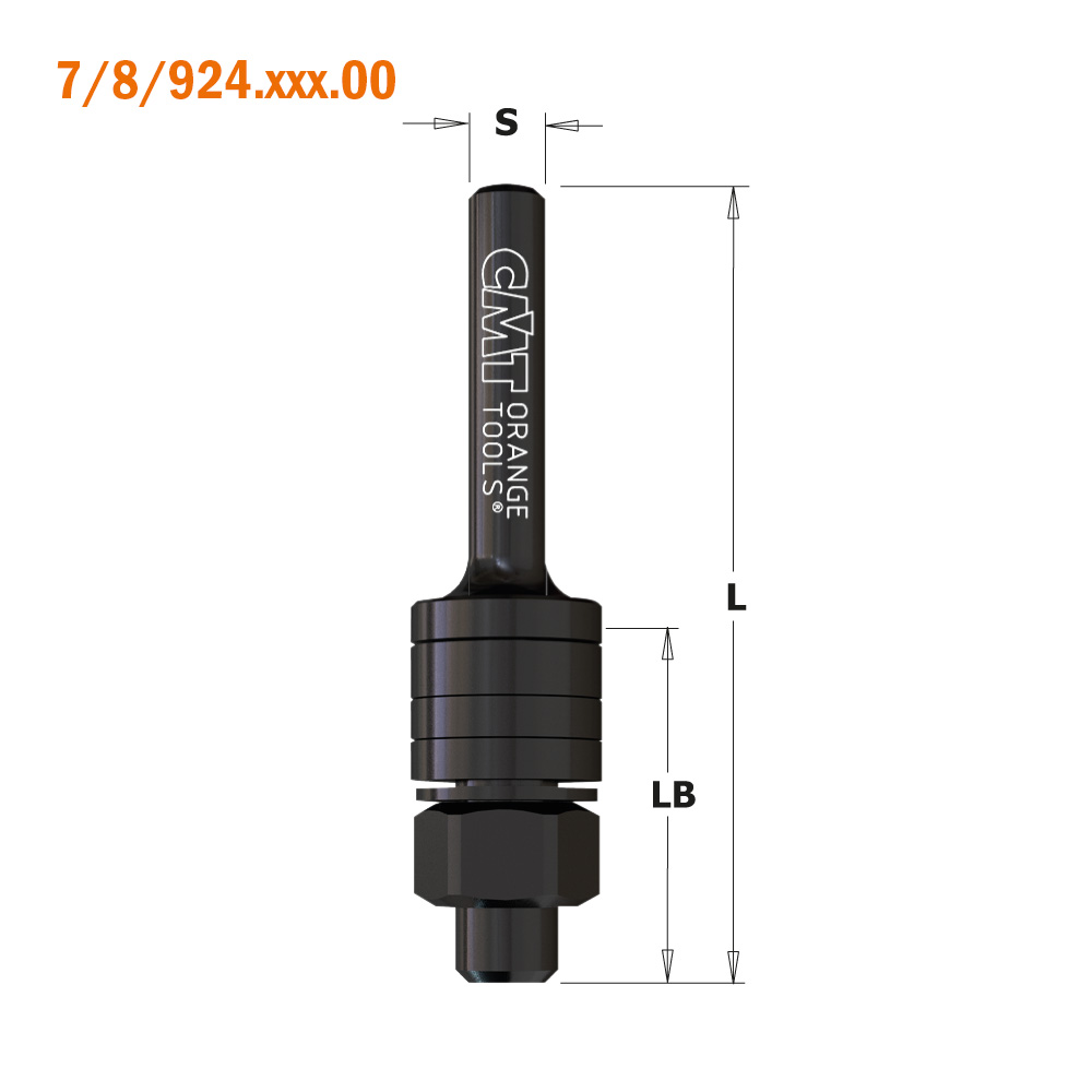 Kit fraise disque + arbre épaisseur 3 mm, queue de 6 mm - CMT 822