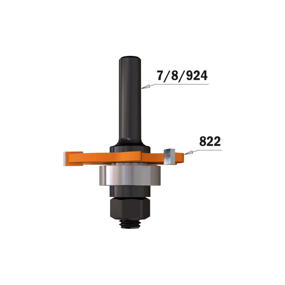 Arbors for slot cutters 822