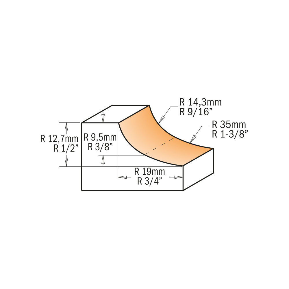 Cove router bits