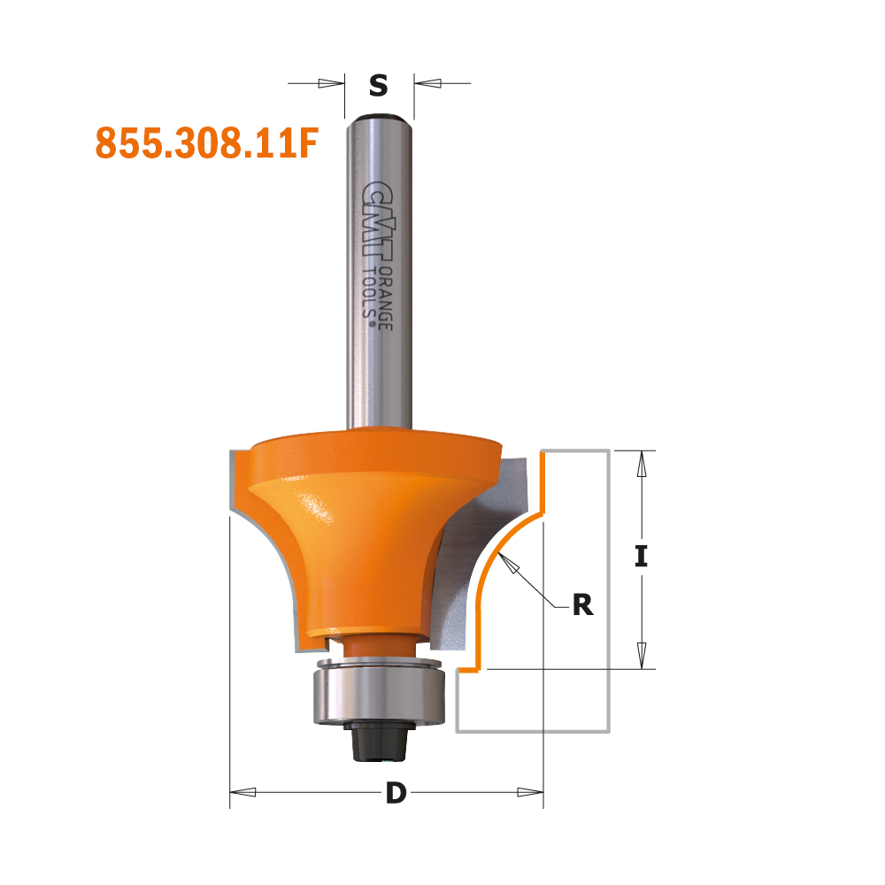 Ovolo sash router bits