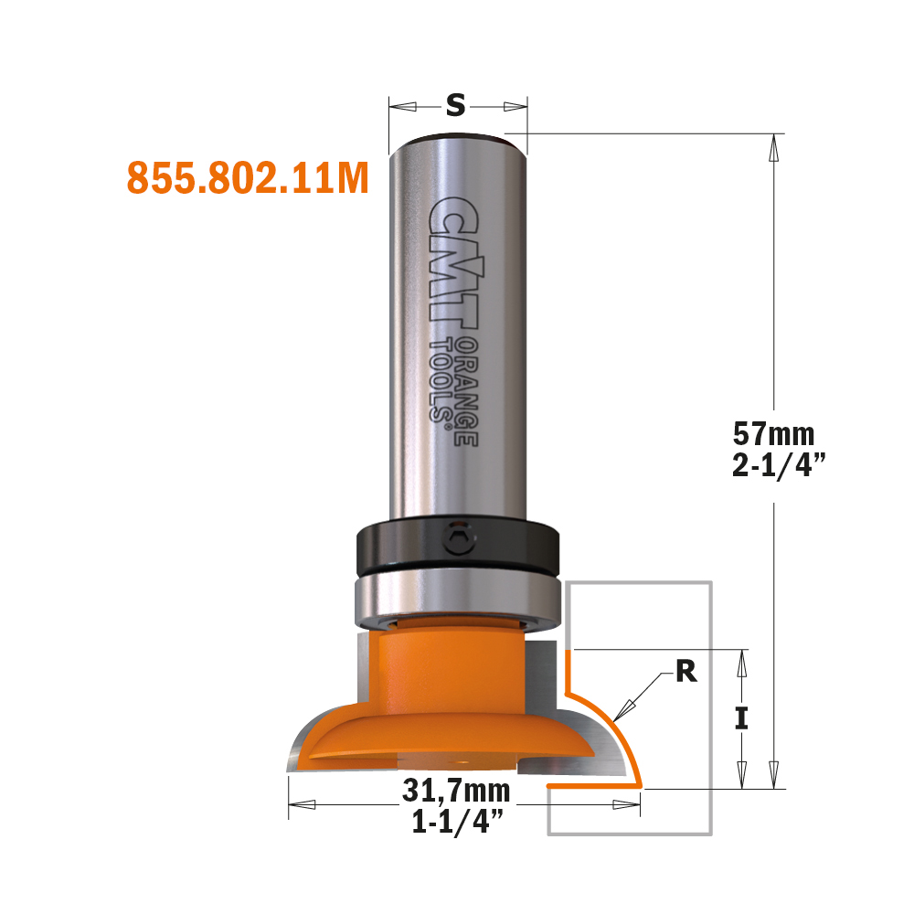 Ovolo sash router bit sets