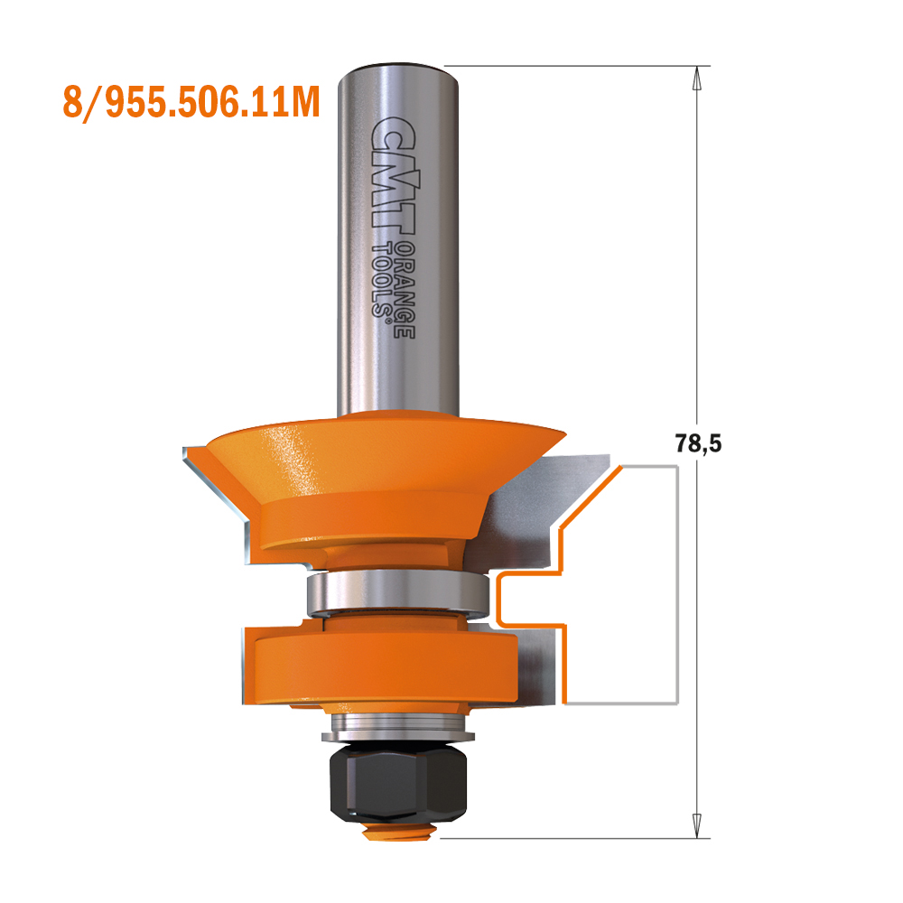 V-Tongue &amp; groove router bit set