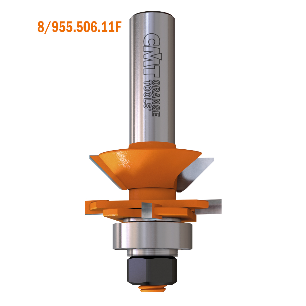 V-Tongue &amp; groove router bit set