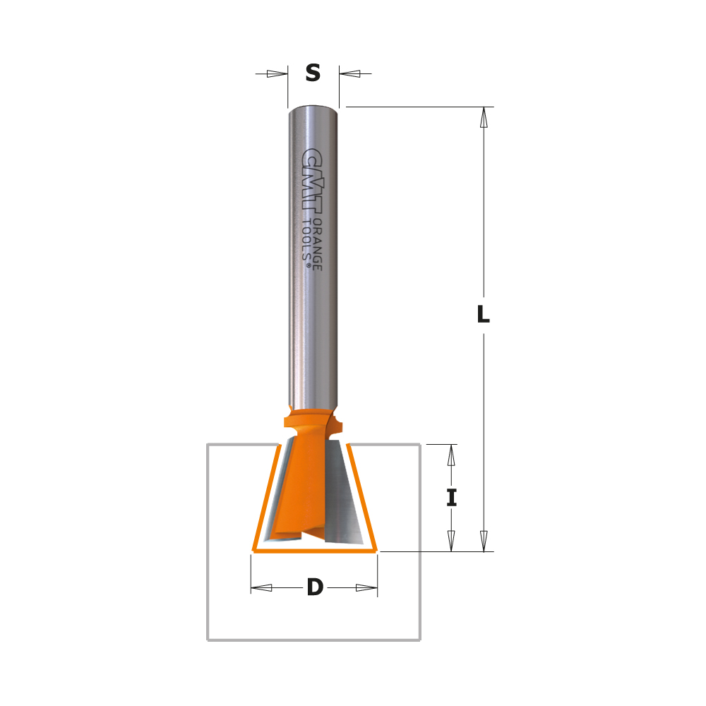 Dovetail router bits