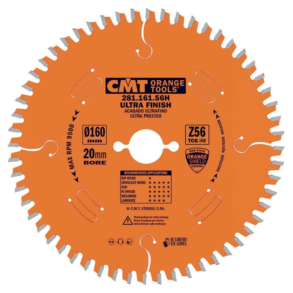 Industrial laminated and chipboard circular saw blades