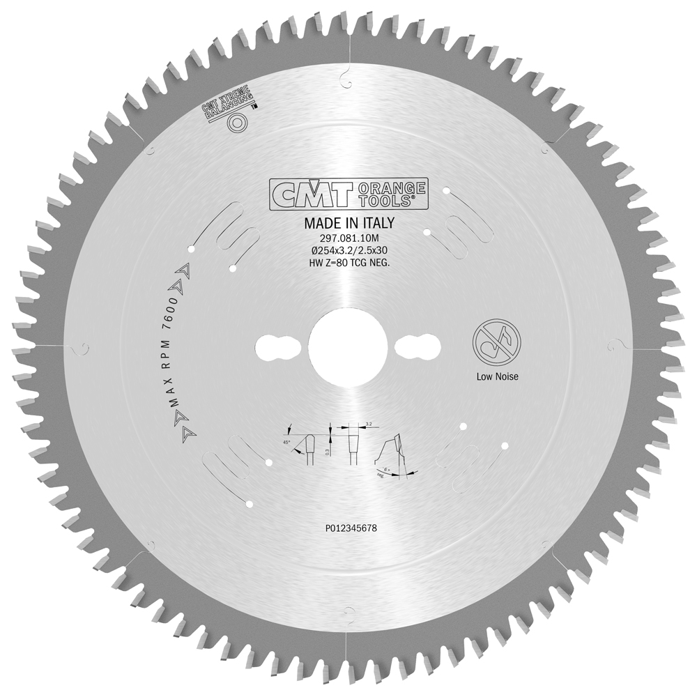 Sierra circular para materiales no ferrosos, PVC y laminados, linea industrial