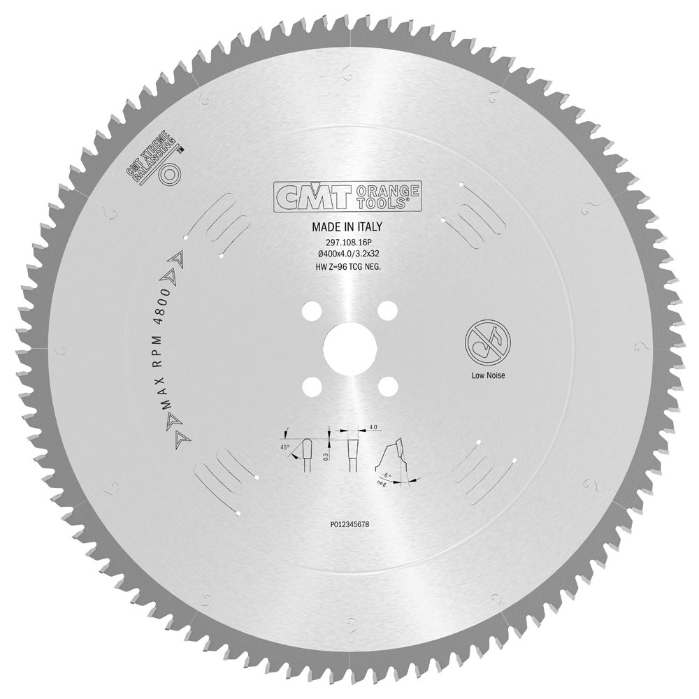 Lame per materiali non ferrosi, plastici e laminati, serie industriale