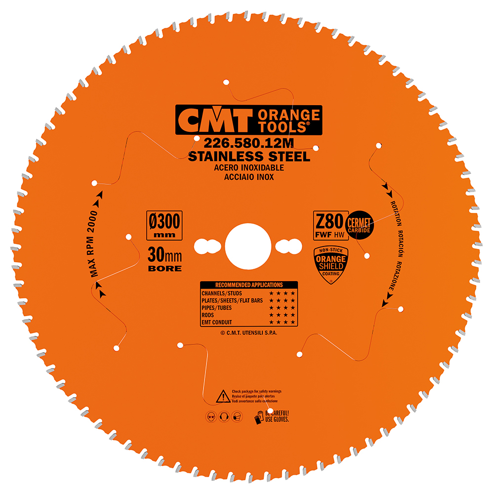 Industrial circular saw blades for Stainless Steel