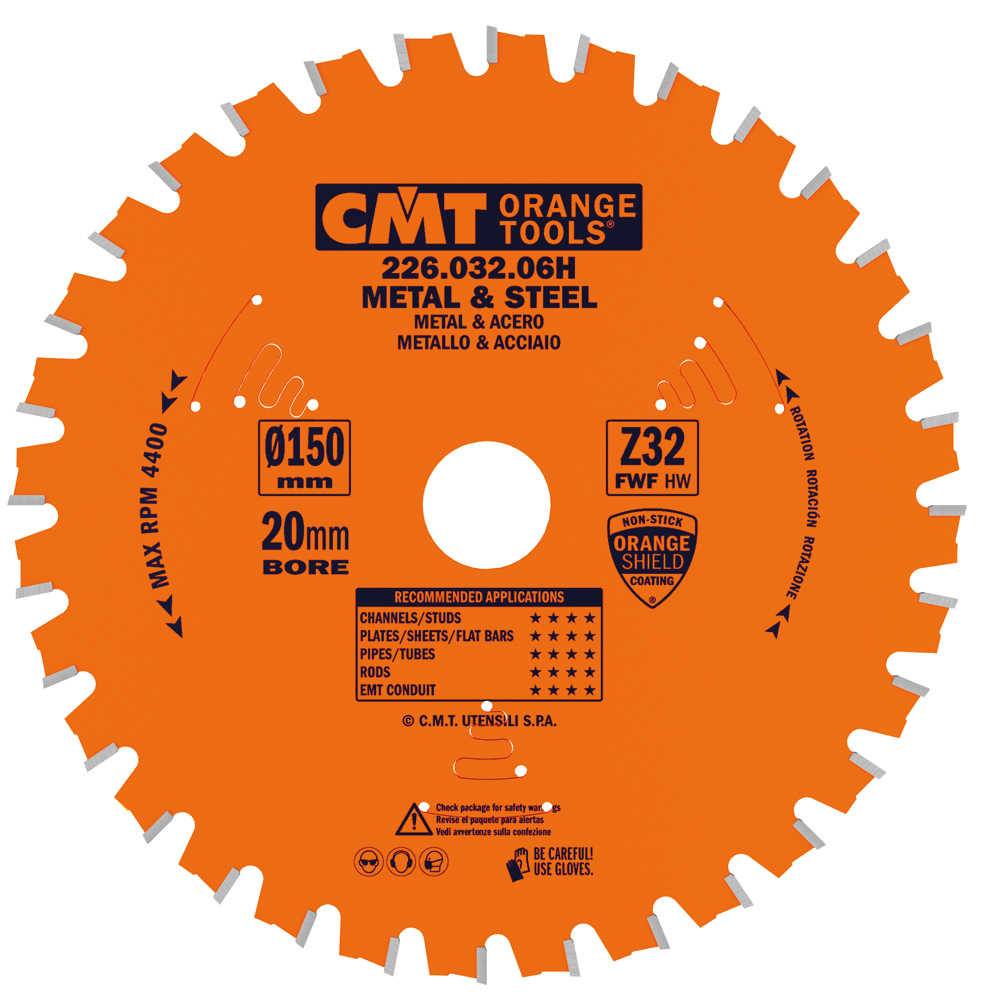 Lames circulaires industrielles pour matériaux ferreux et PVC