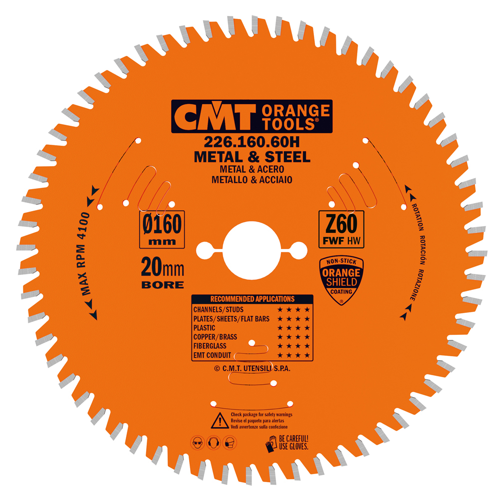 Lames circulaires industrielles pour matériaux ferreux et PVC