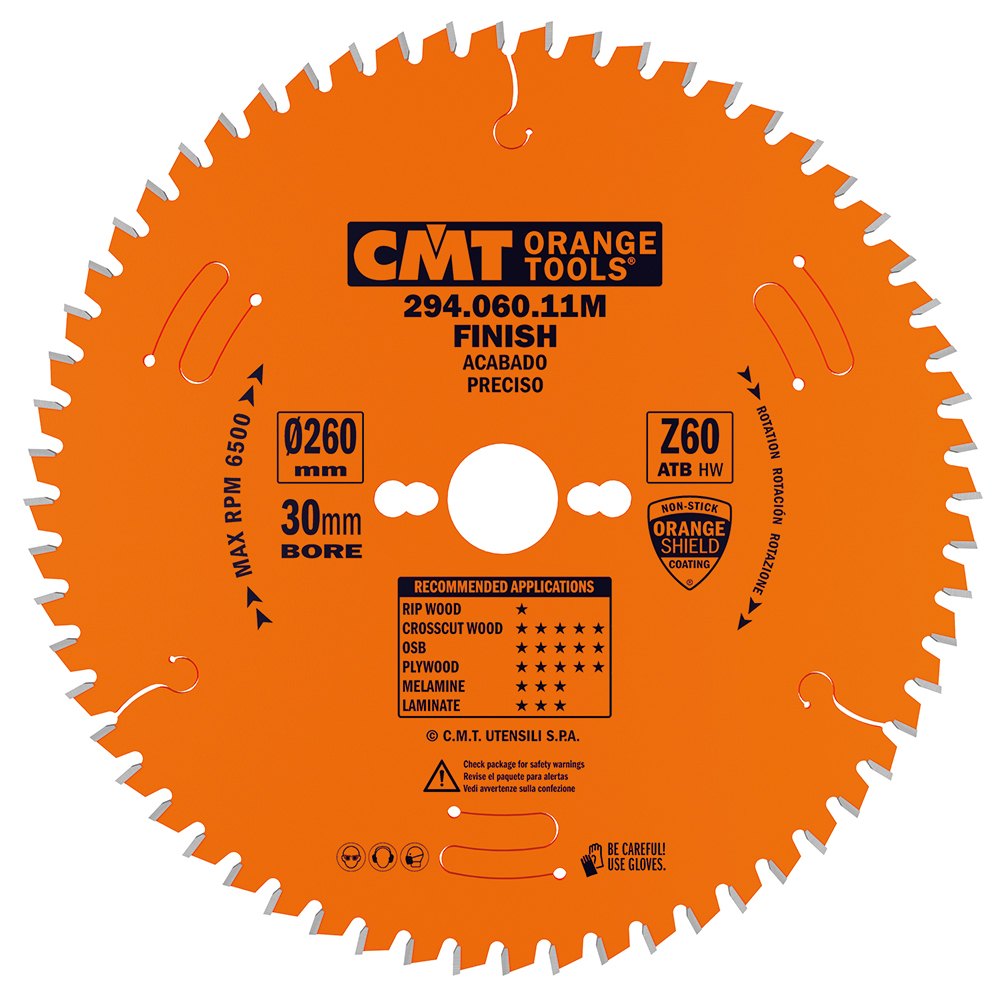 Fine cut-off circular saw blades