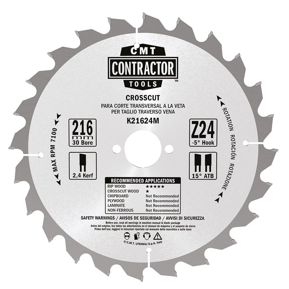 K1-2 Lames circulaires Contractor - Masterpack K CONTRACTOR®