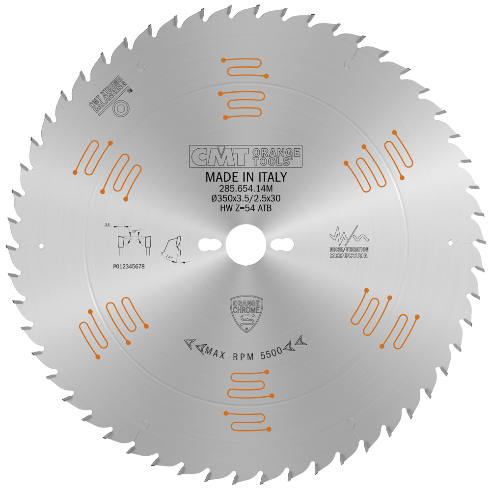 Lames circulaires industrielles en chrome