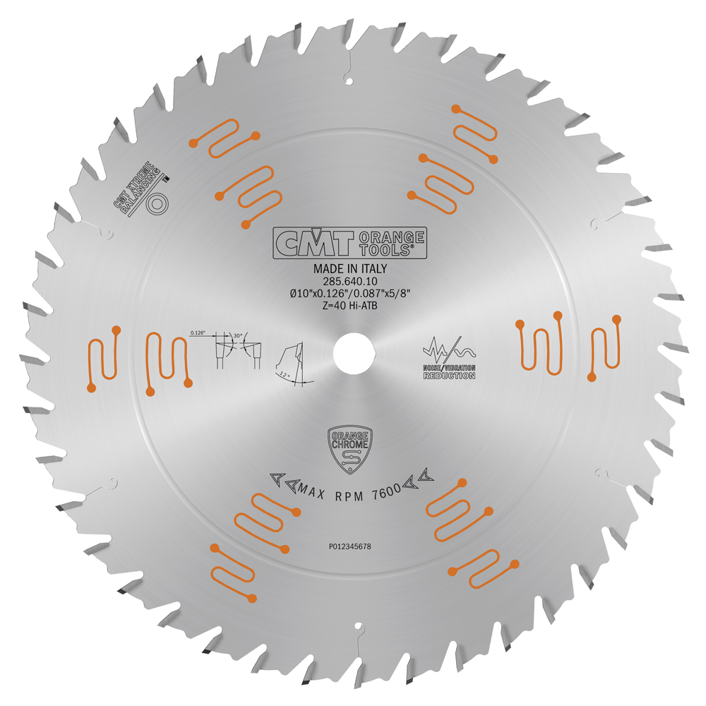 Lames circulaires industrielles en chrome