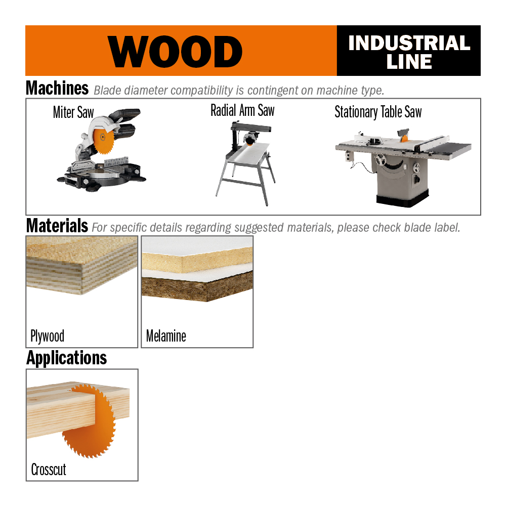 Fine finishing circular saw blades