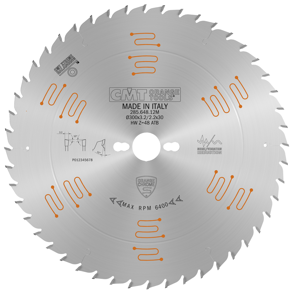 Lames circulaires industrielles en chrome