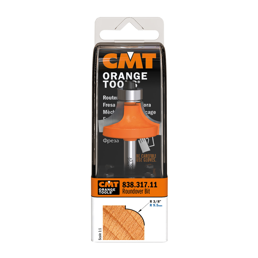 Roundover router bits