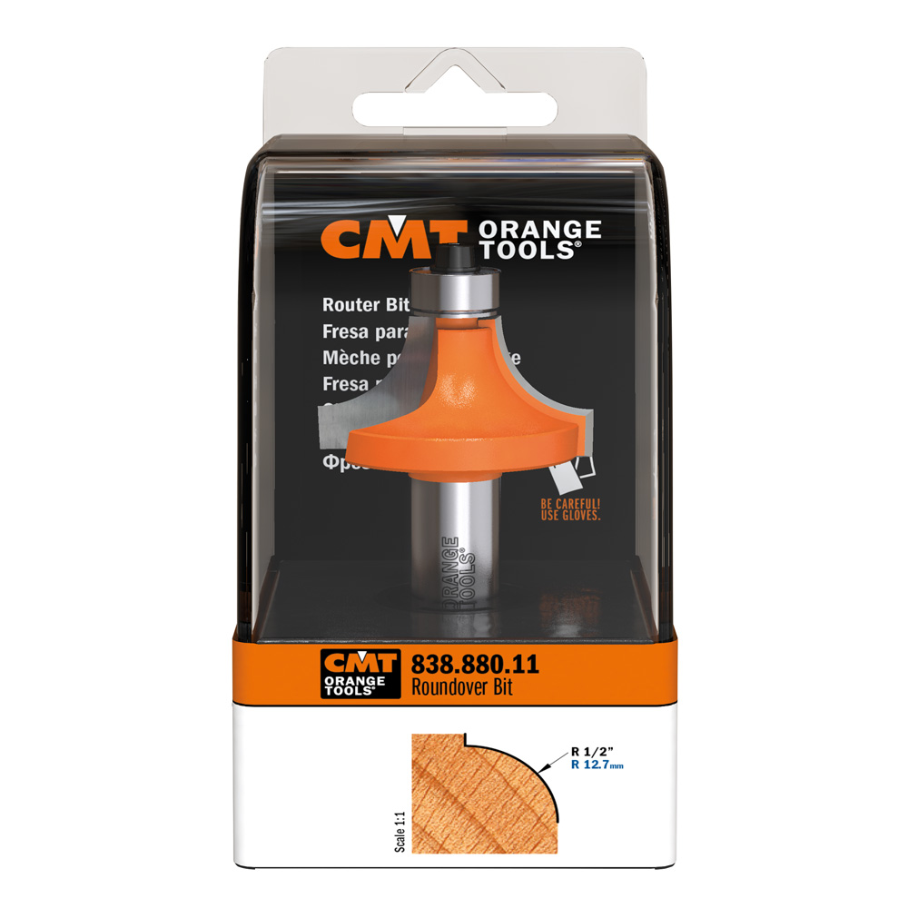 Roundover router bits