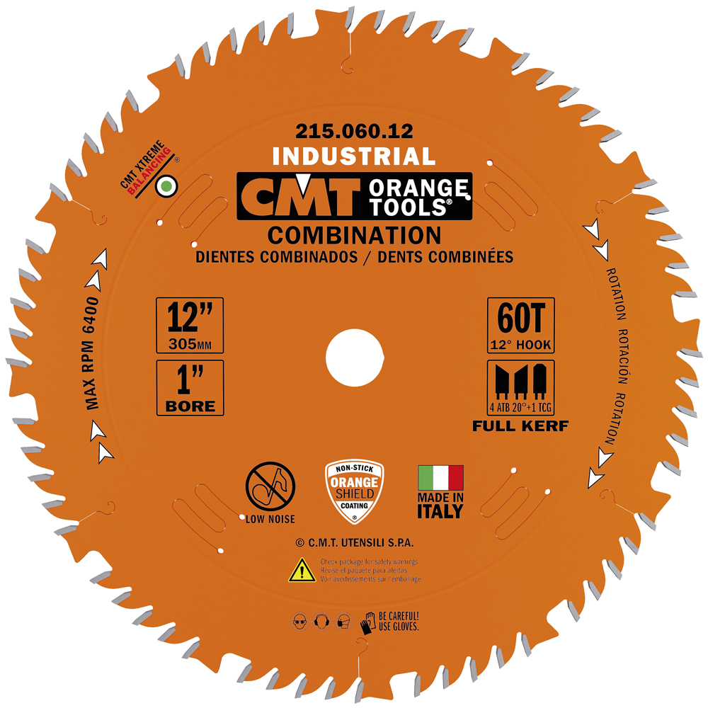 Industrial combination circular saw blades