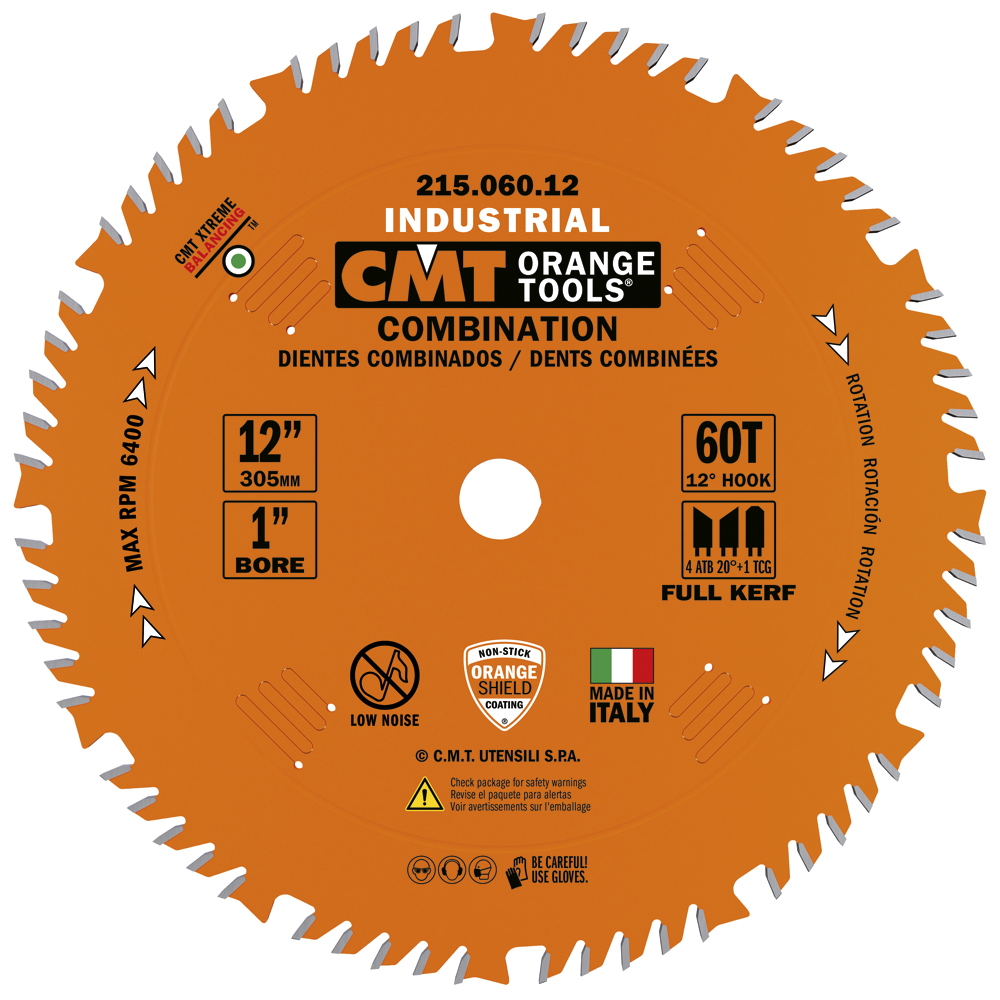 Industrial combination circular saw blades