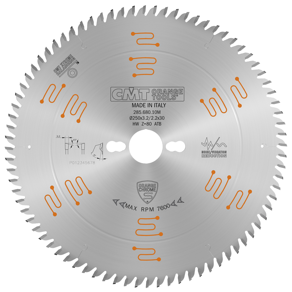 Lames circulaires industrielles en chrome