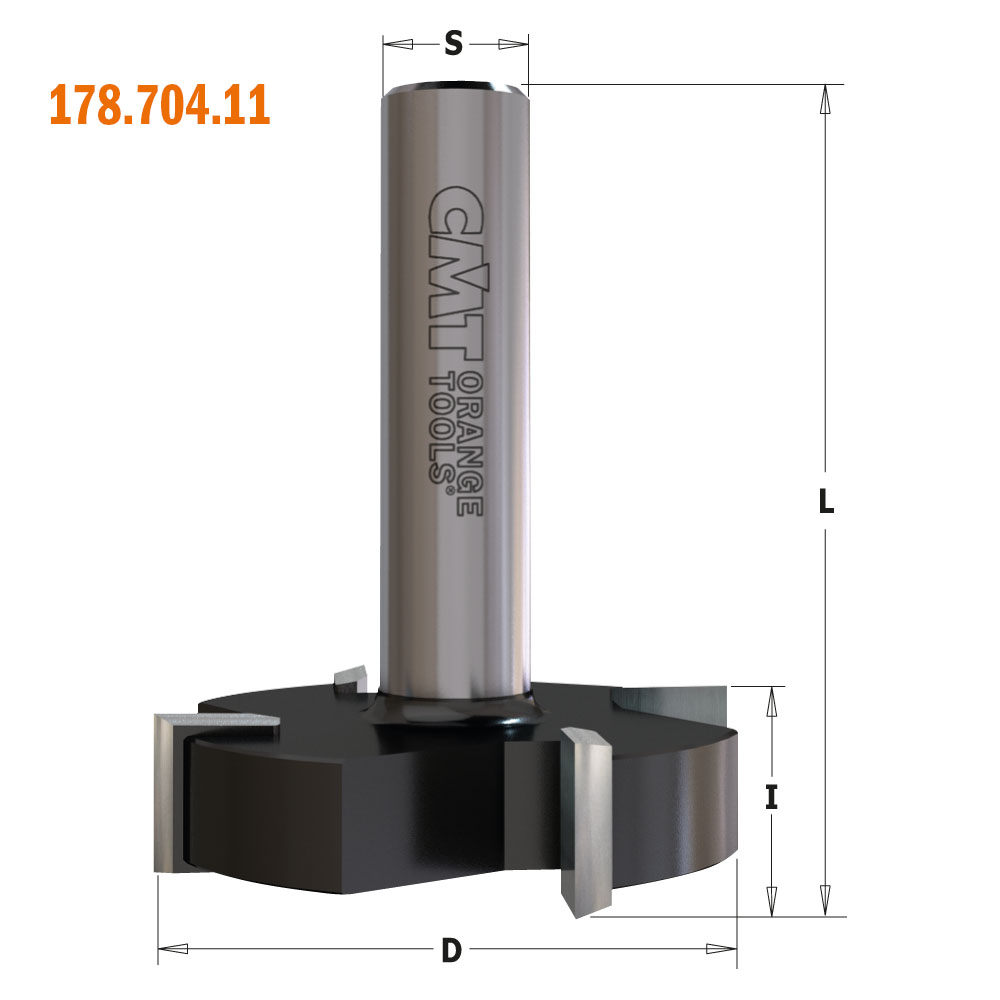 Spoilboard surfacing cutter