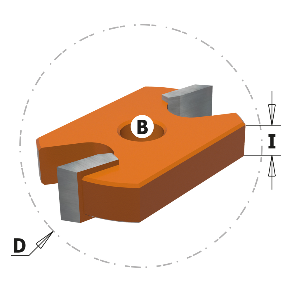 822 - Frese a disco per scanalature laterali