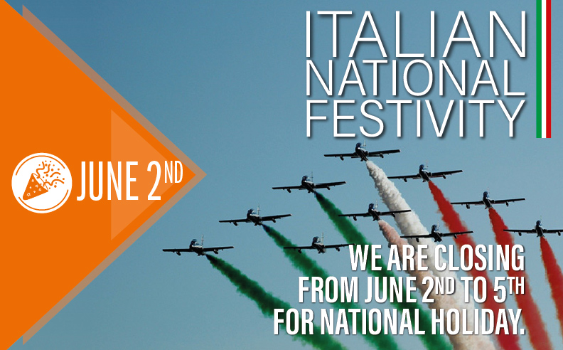 June 2nd Italian National Holiday