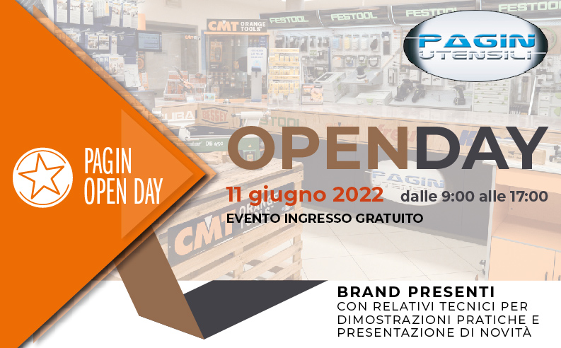 Open House Pagin Utensili, 11 Giugno, Campodarsego,PD