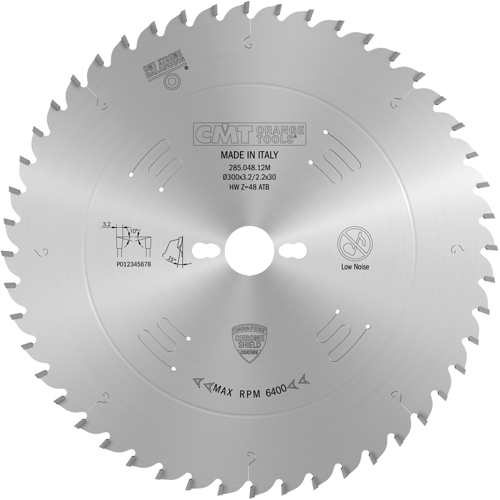 Lame per taglio traverso vena, serie industriale