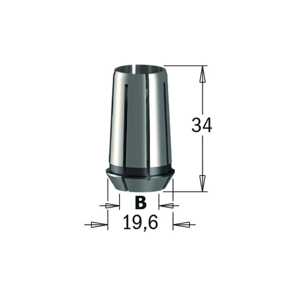 796 - Spannzangen für CMT1E, CMT2E, DEWALT®, FELISATTI®, FEIN®, METABO® Maschinen