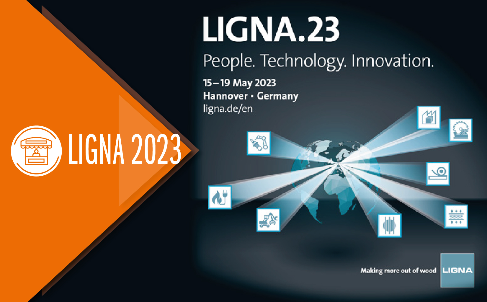 CMT brings the orange tools to LIGNA - May 15-19th 2023