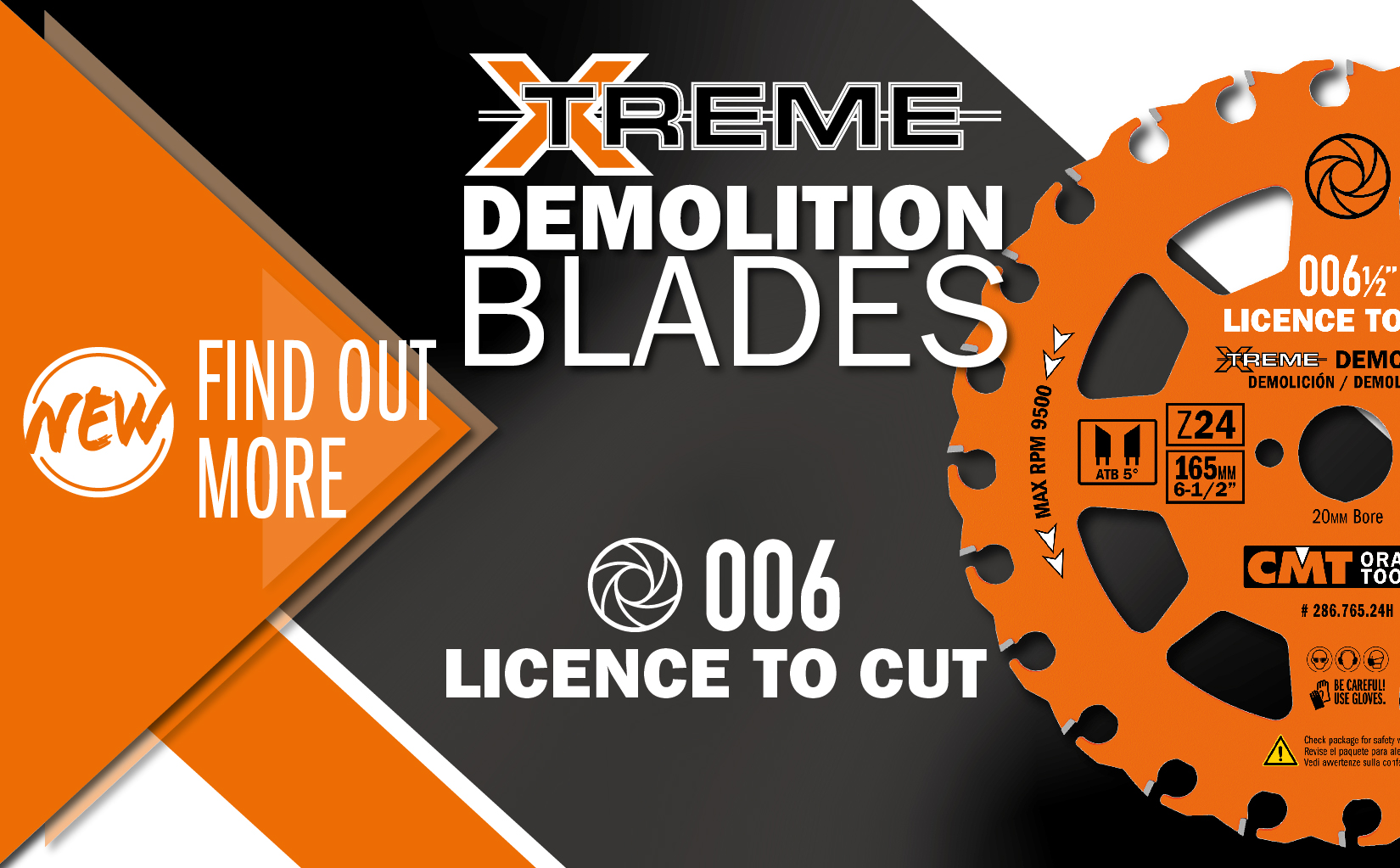 New Xtreme Demolition saw blade for nail-embedded wood cutting
