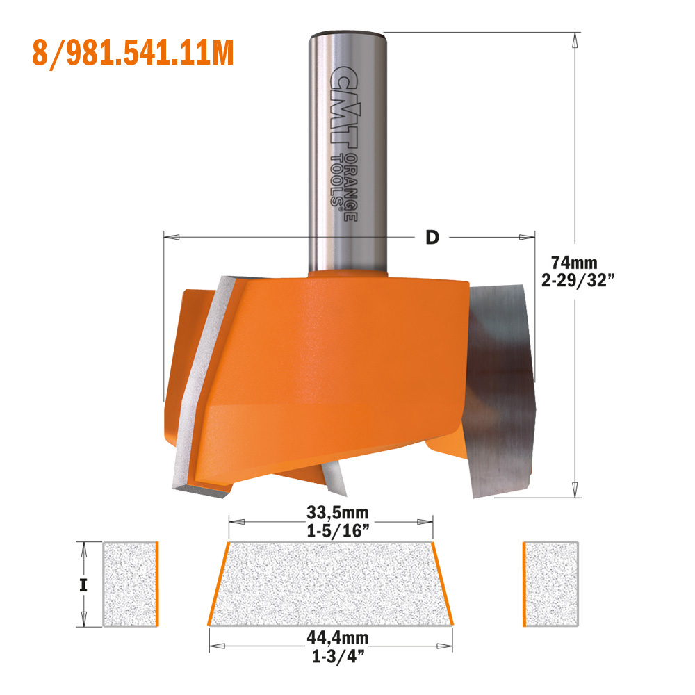 Set di frese per riparazioni su materiali compositi