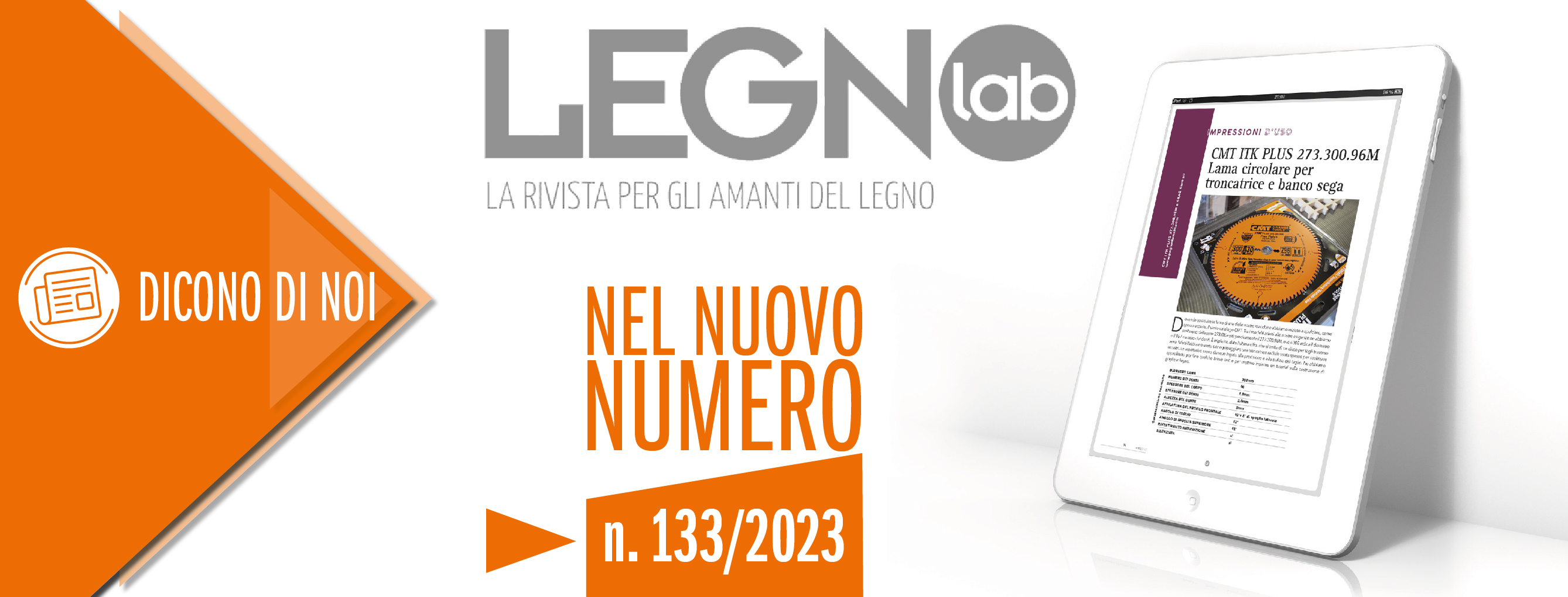 Sul nuovo numero di LegnoLab le lame 273 ITK Plus per seghe a batteria